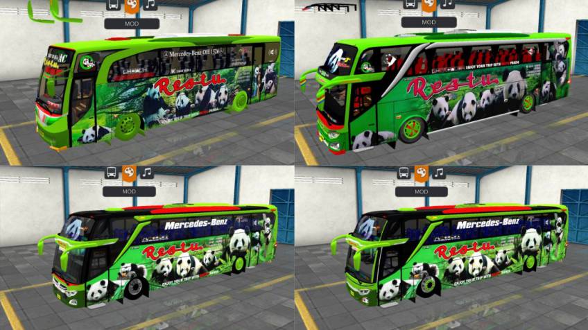 Mod Bussid Bus Restu Panda