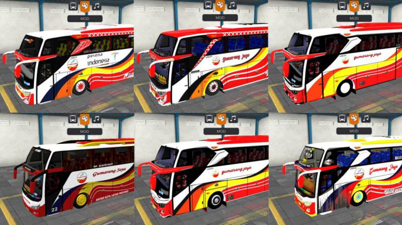 Mod Bussid Bus Gumarang Jaya