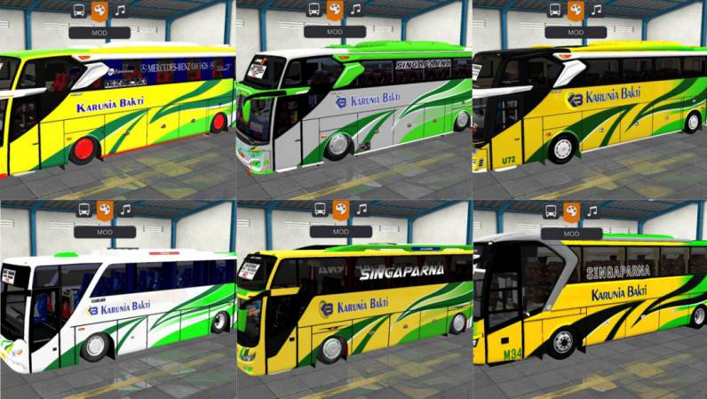 Mod Bussid Bus Karunia Bakti