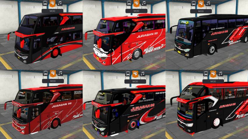 Mod Bussid Bus Juragan 99