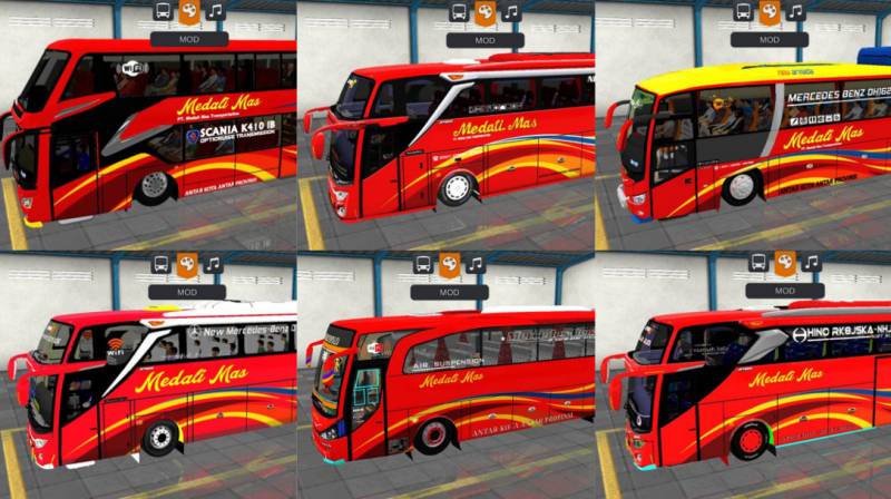 Mod Bussid Bus Medali Mas