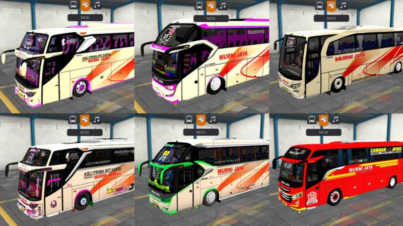 Mod Bussid Bus Murni Jaya