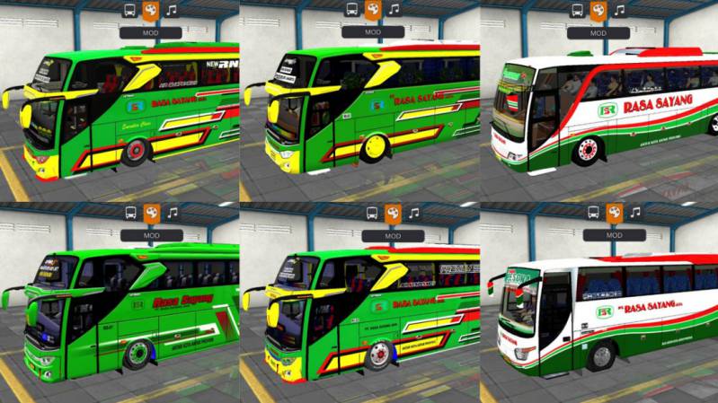 Mod Bussid Bus Rasa Sayang