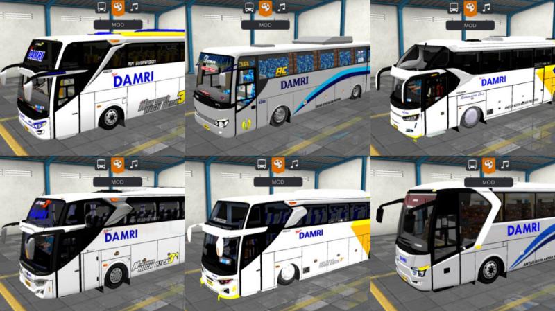 Mod Bussid Bus Damri