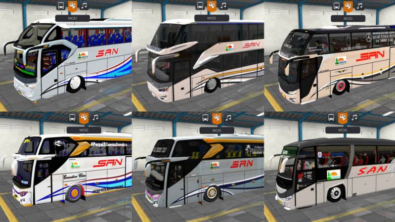 Mod Bussid Bus SAN