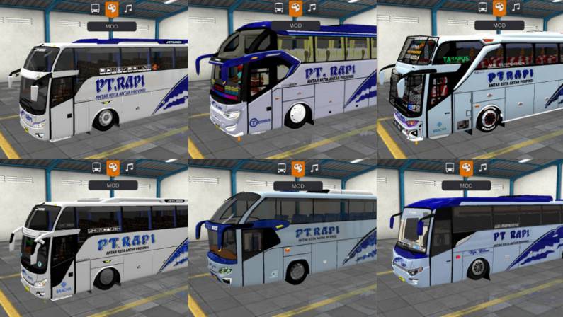 Mod Bussid Bus PT Rapi