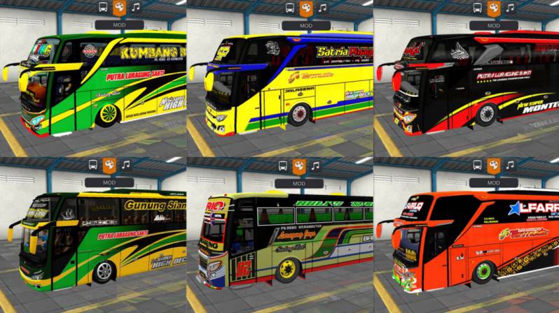 Mod Bussid Bus Putra Luragung