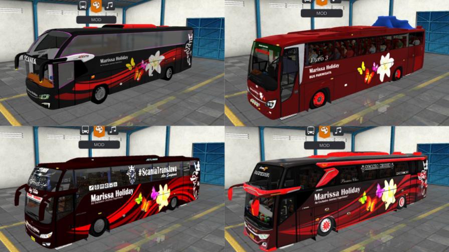 Mod Bussid Bus Marissa Holiday