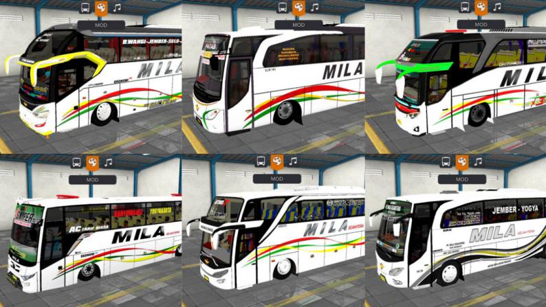 Mod Bussid Bus Mila & Sejahtera