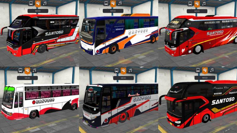 Mod Bussid Bus Santoso