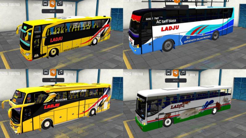 Mod Bussid Bus Ladju