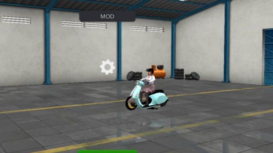 Mod Bussid Vespa Matic Cewek