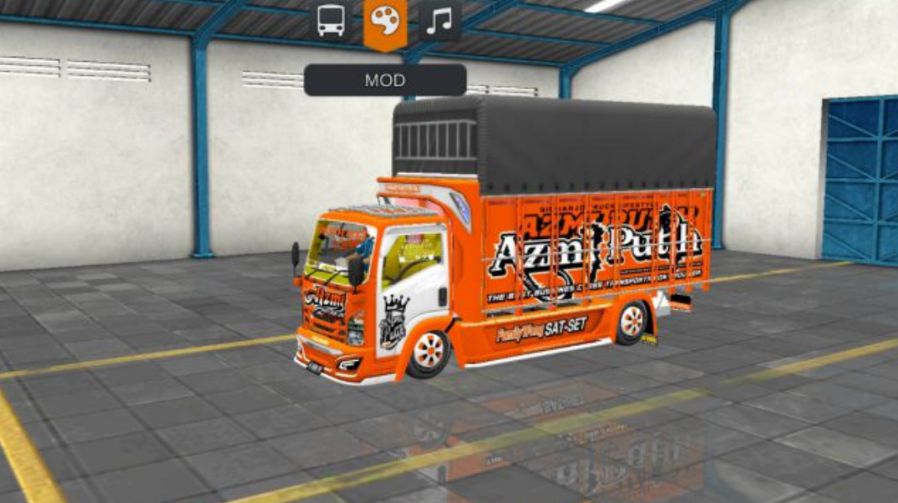 Download Mod Bussid Truck Azmi Putih