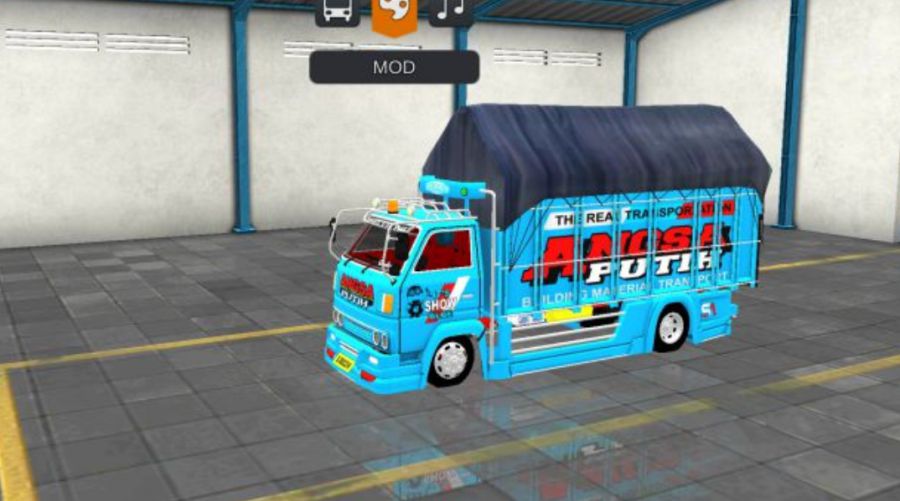 Mod Bussid Truck Angsa Putih