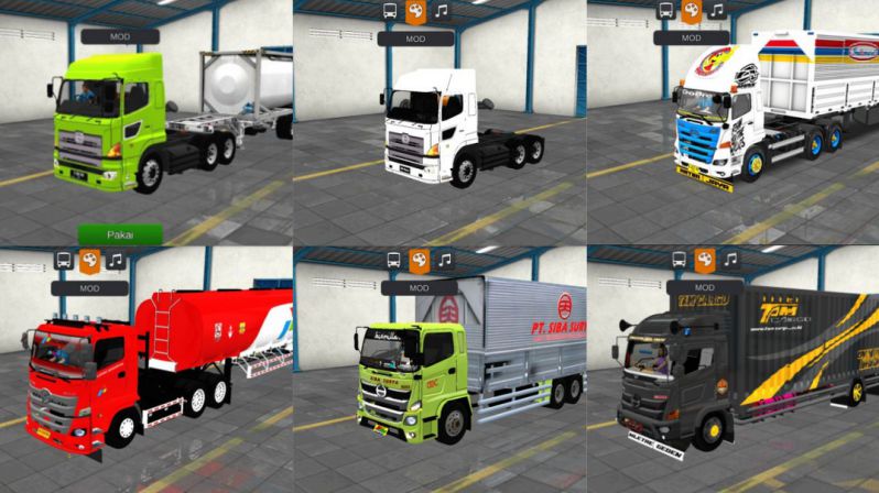 Mod Bussid Truck Hino 500 700