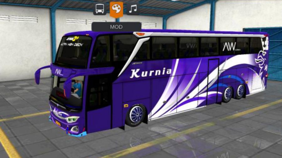 Mod Bussid Bus Kurnia UHD