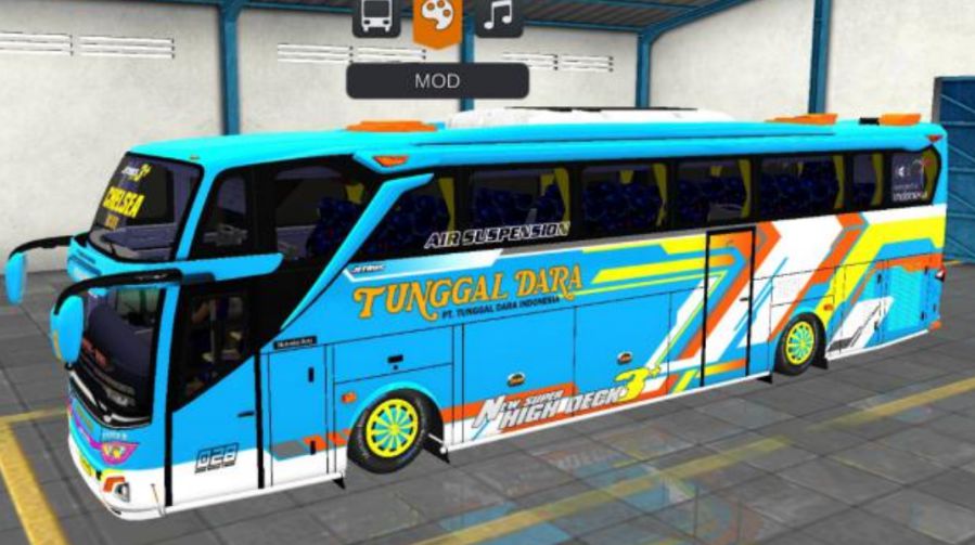 Mod Bussid Tunggal Dara JB3+ Mercy O500R