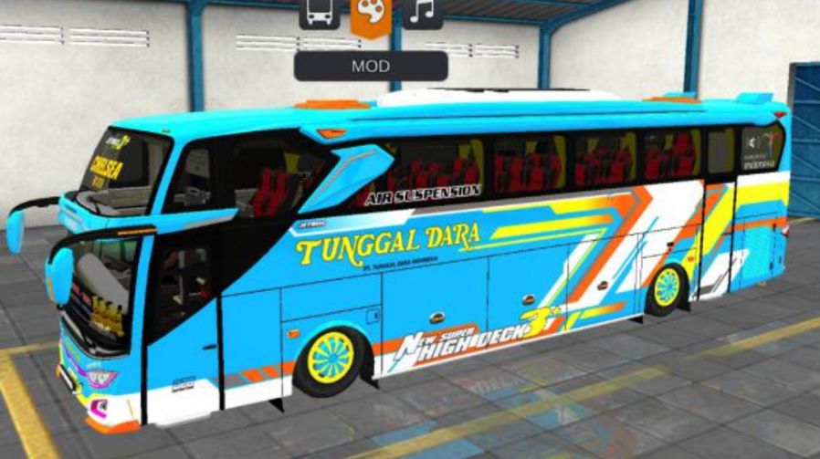 Mod Bussid Bus Tunggal Dara JB3+ SHD Voyager