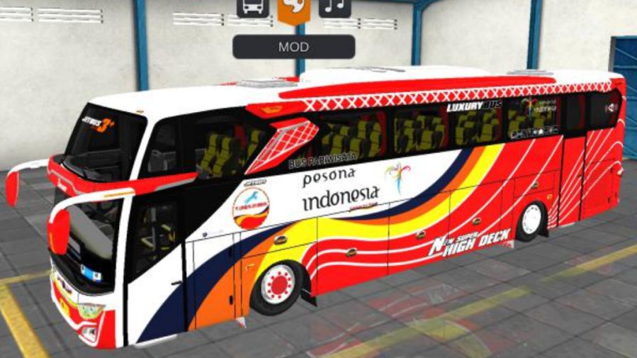 Mod Bussid Bus JB3+ Voyager Scania Gumarang Jaya