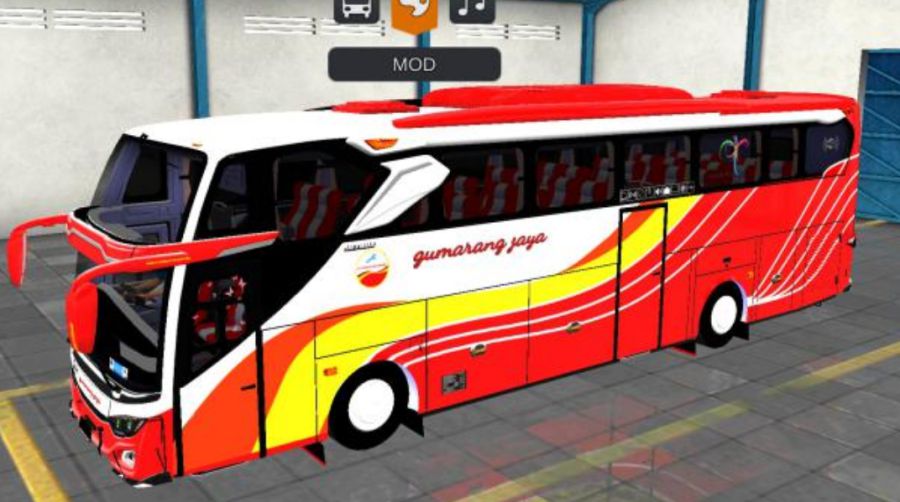 Mod Bussid Bus JB3+ SHD Hino RK Gumarang Jaya