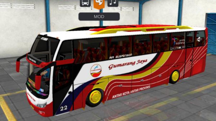 Mod Bussid Bus Jetliner HDD Gumarang Jaya