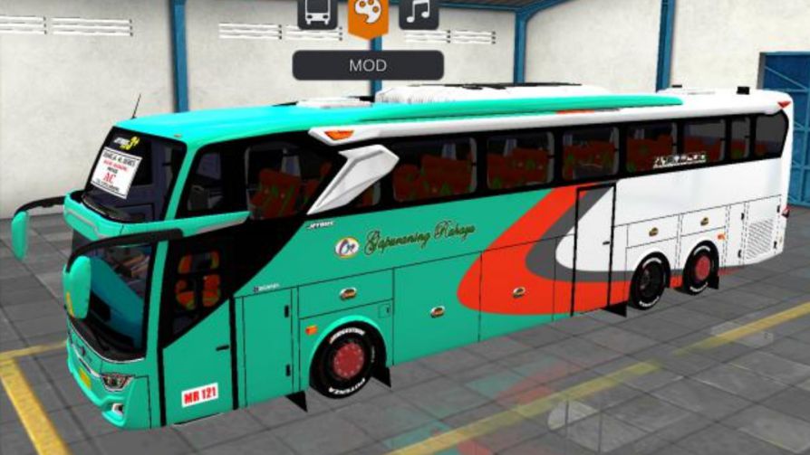 Mod Bussid Jetbus SHD V3+ Scania K410IB Gapuraning Rahayu