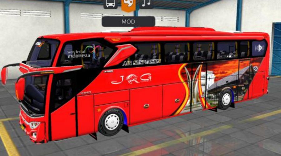 Mod Bussid Bus JB3+ SHD Hino RK JRG