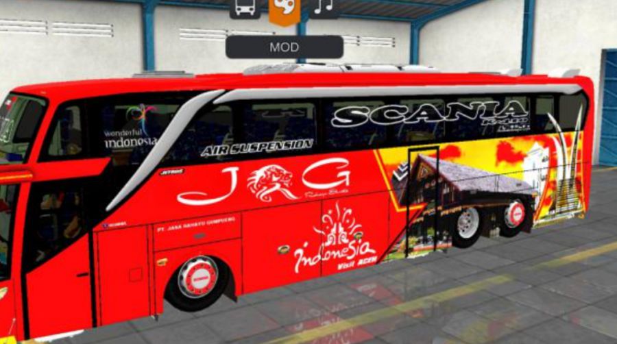 Mod Bussid Bus JB2+ Tronton Scania K410IB JRG