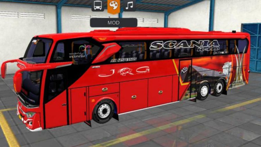 Mod Bussid Bus JB3+ Tronton Volvo B11R JRG