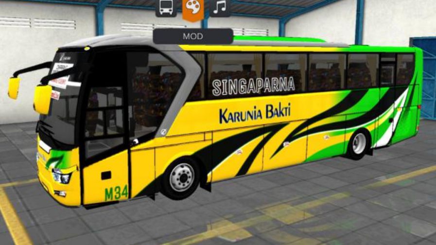 Mod Bussid Bus SR1 Karunia Bakti