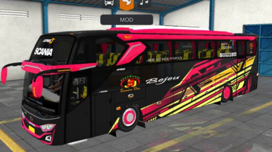 Mod Bussid Bus JB3+ SHD Voyager Bejeu