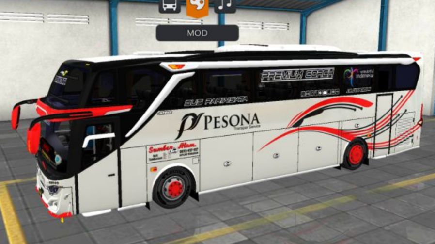 Mod Bussid Bus Pesona JB3+ SHD Hino