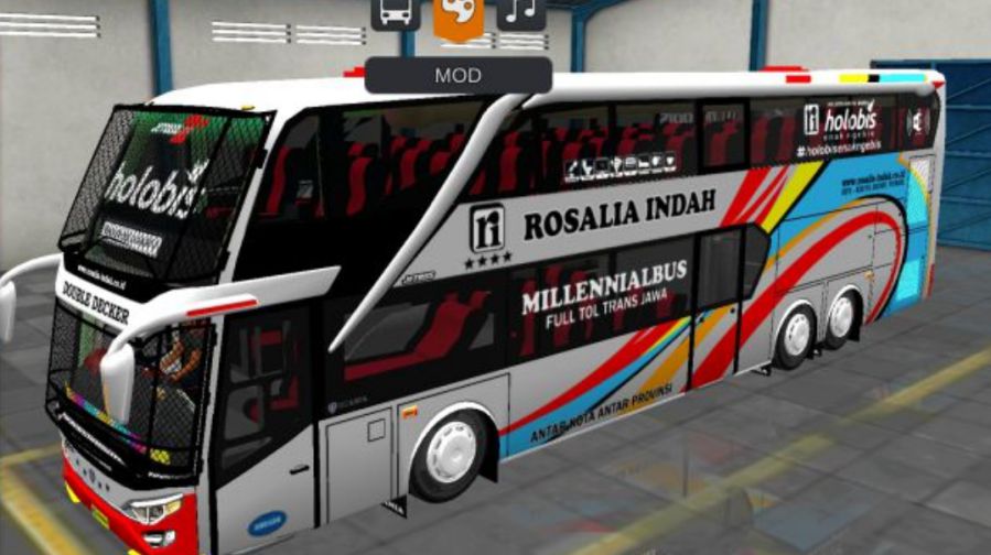 Mod Bussid Bus JB2+ Rosalia Indah