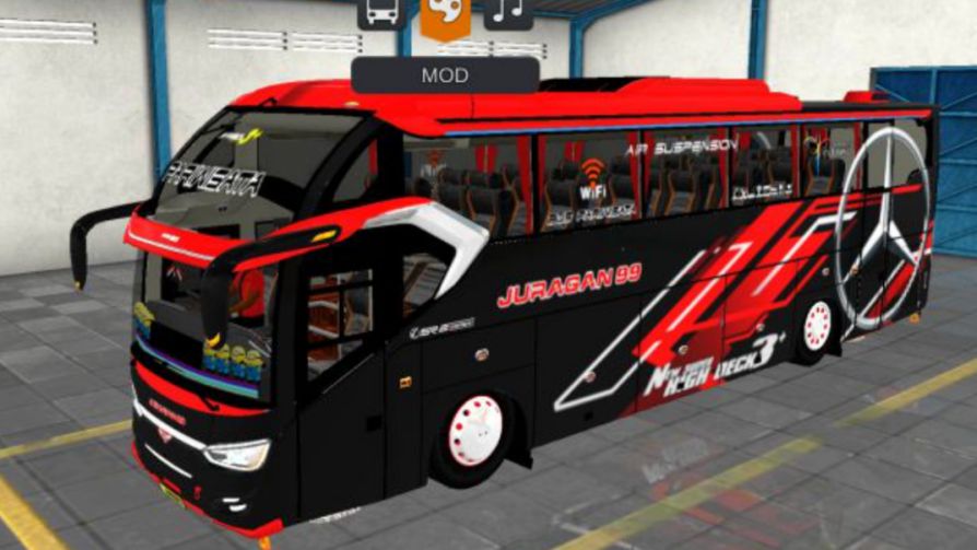 Mod Bussid Bus SR2 XHD Prime Juragan 99