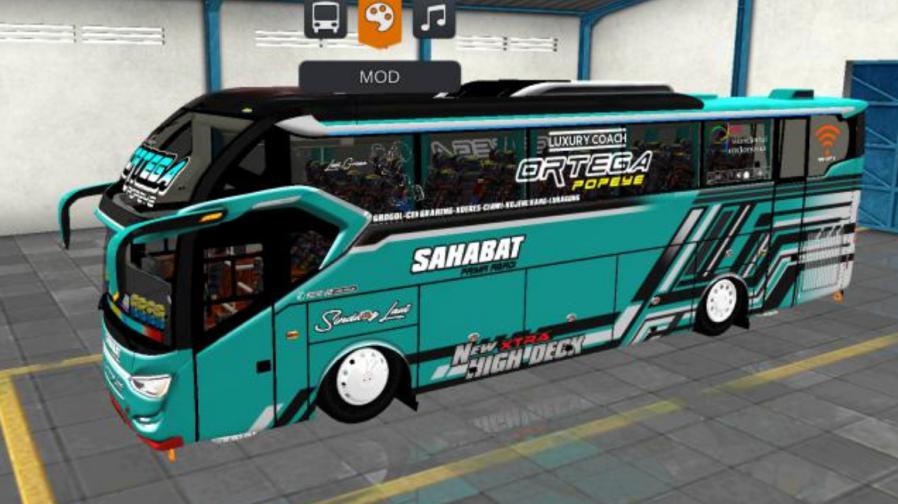 Mod Bussid Bus Sahabat SR2 XHD Prime Hino