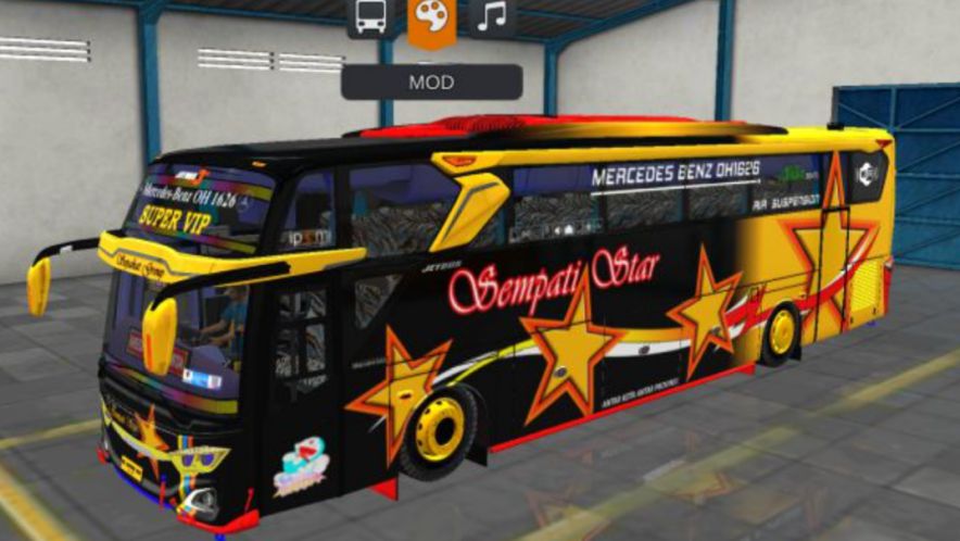 Mod Bussid Bus Sempati Star SHD