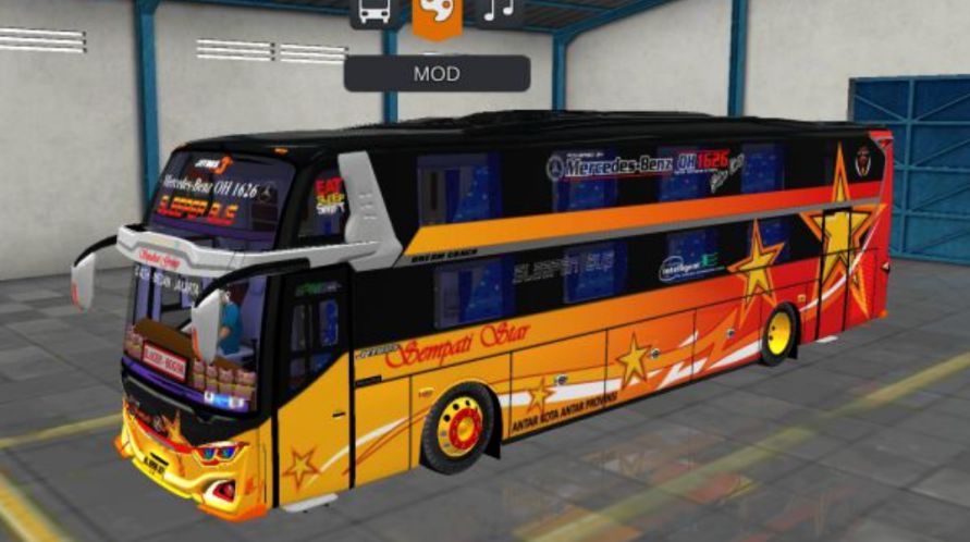 Mod Bussid Bus Sempati Star JB3+ DC