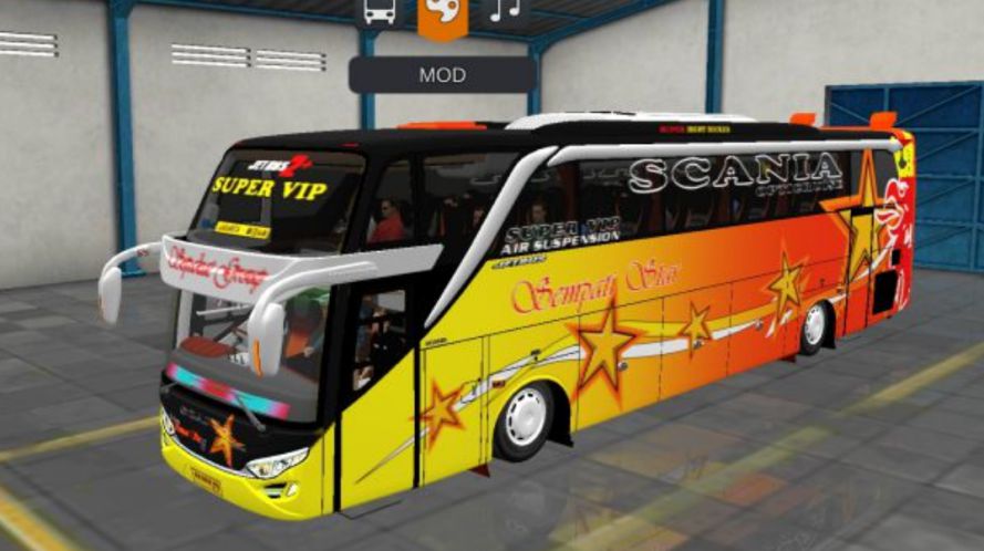 Mod Bussid Bus Sempati Star JB2+ SHD Scania K360IB