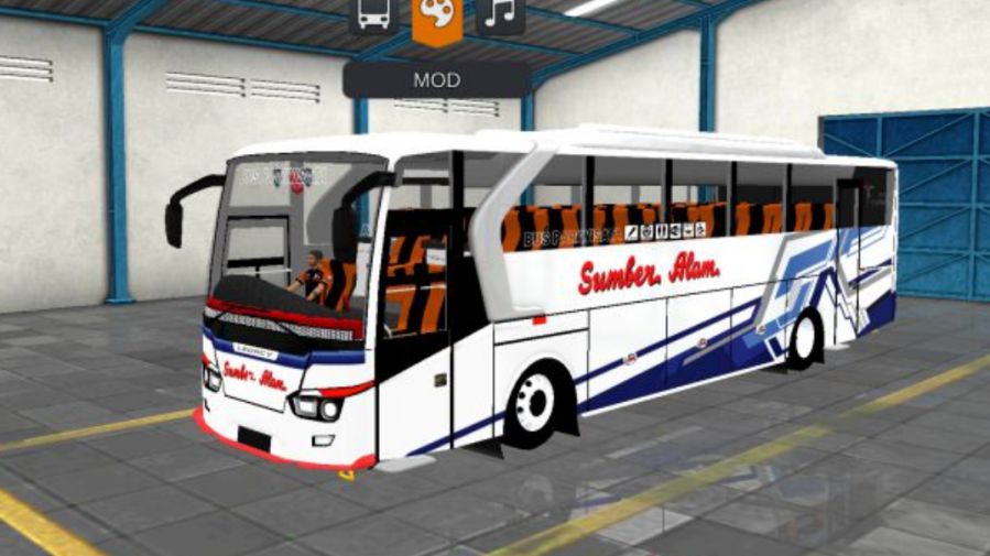 Mod Bussid Bus Sumber Alam SR1 Old