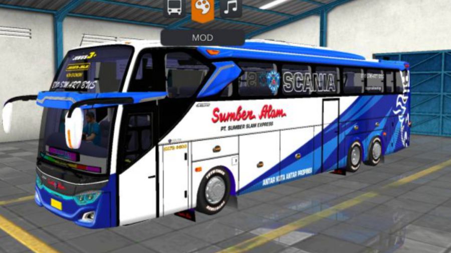 Mod Bussid Bus Sumber Alam JB3 Scania K410IB