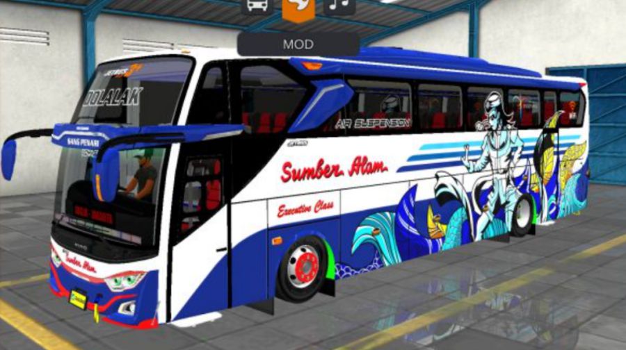 Mod Bussid Bus Sumber Alam JB3+ Voyager Hino RK