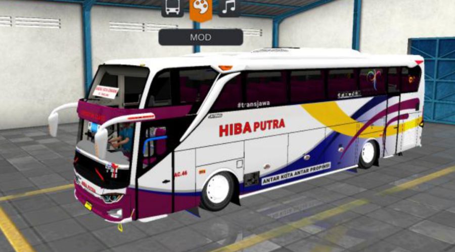 Mod Bussid Bus Hiba Putra JB3+ SHD