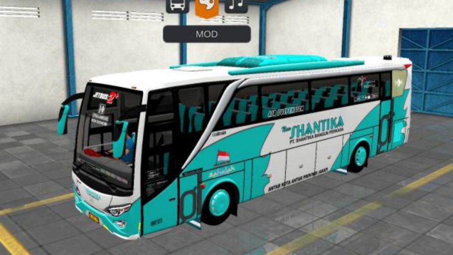 Mod Bussid Bus Shantika JB2HD