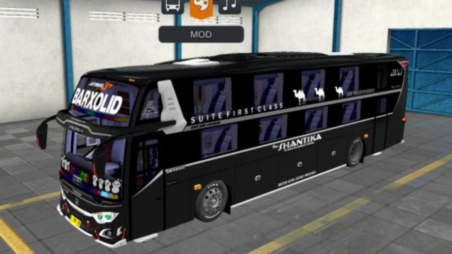 Mod Bussid Bus JB3 Dream Coach Shantika