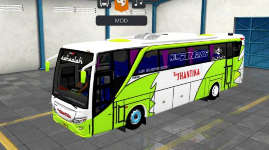 Mod Bussid Bus Shantika JB2+ Setra Hino