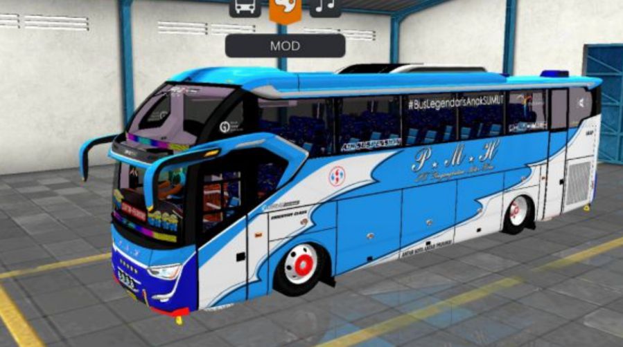 Mod Bussid Bus PMH SR2 XHD Hino