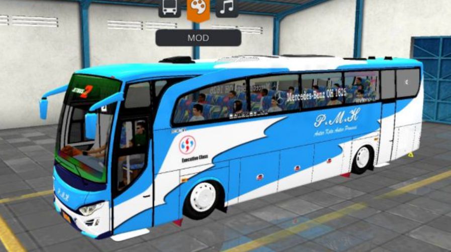 Mod Bussid Bus PMH Jetbus HD