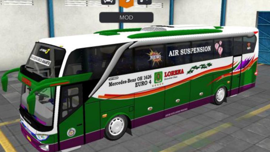 Mod Bussid Bus Lorena JB3 SHD