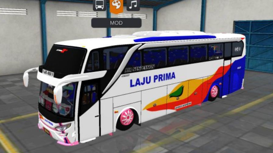 Mod Bussid Bus Laju Prima SHD Hino RK