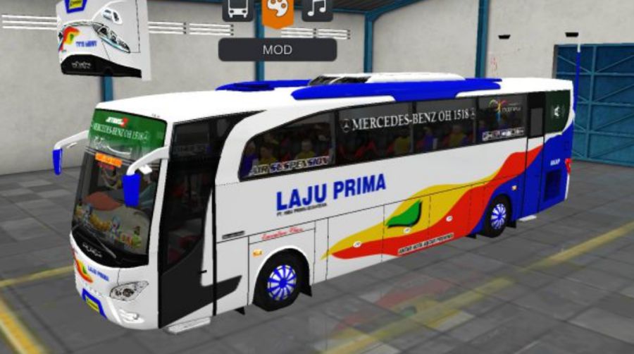 Mod Bussid Bus JBHD Laju Prima